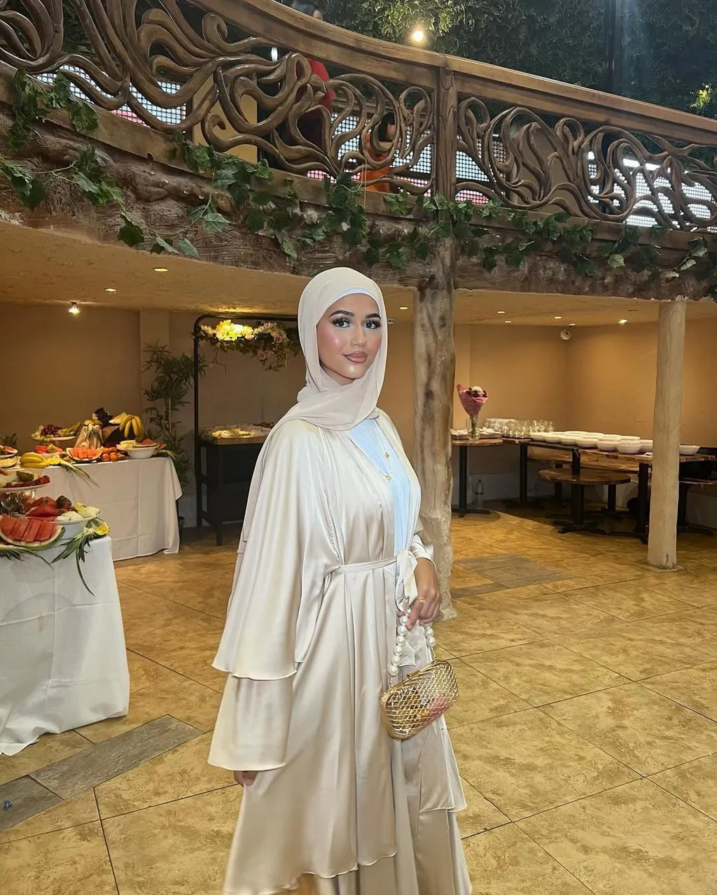 Layali Grace Open Abaya