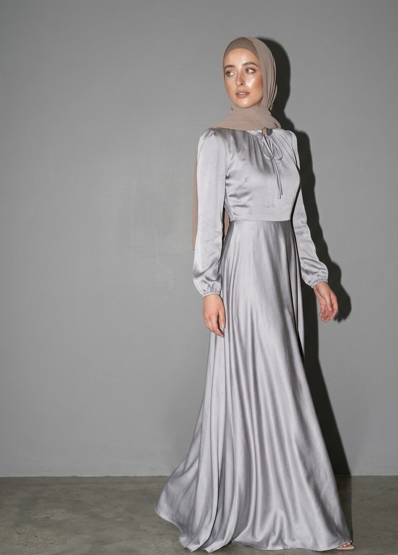 Velour Tie Abaya – Effortless Shape & Timeless Elegance