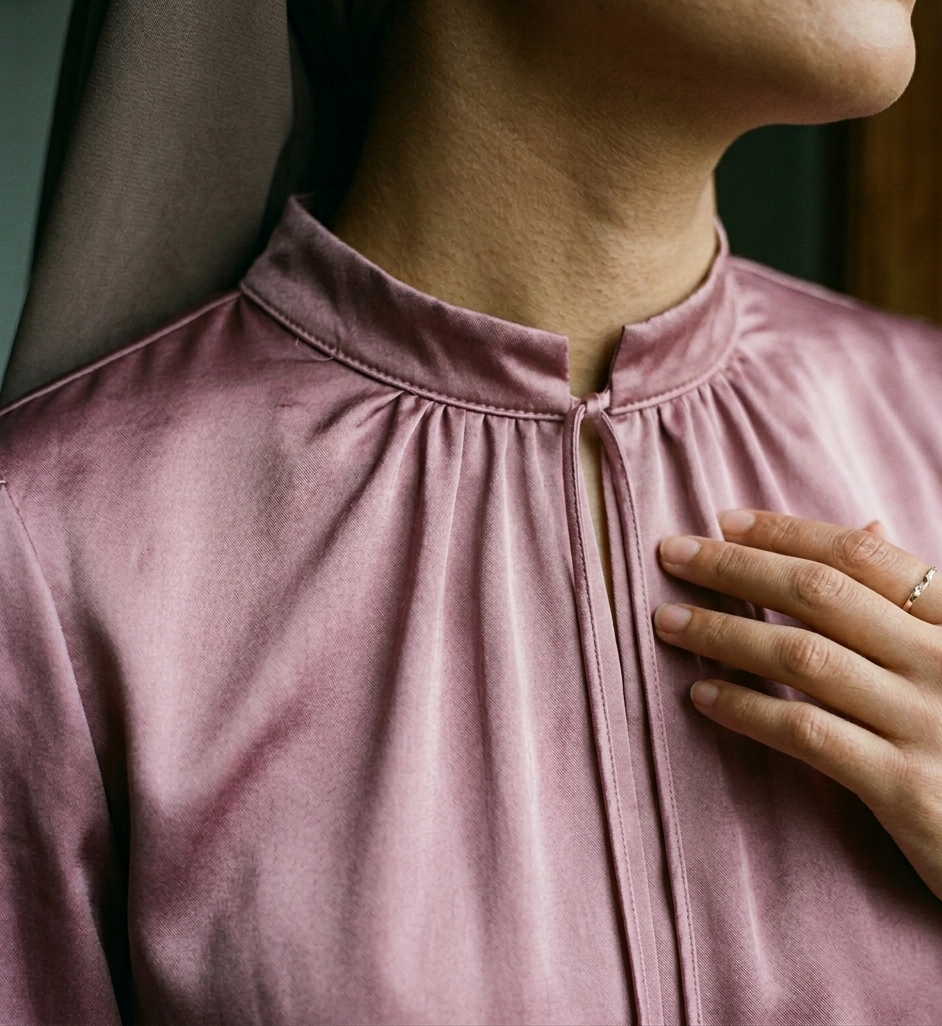Velour Tie Abaya – Effortless Shape & Timeless Elegance