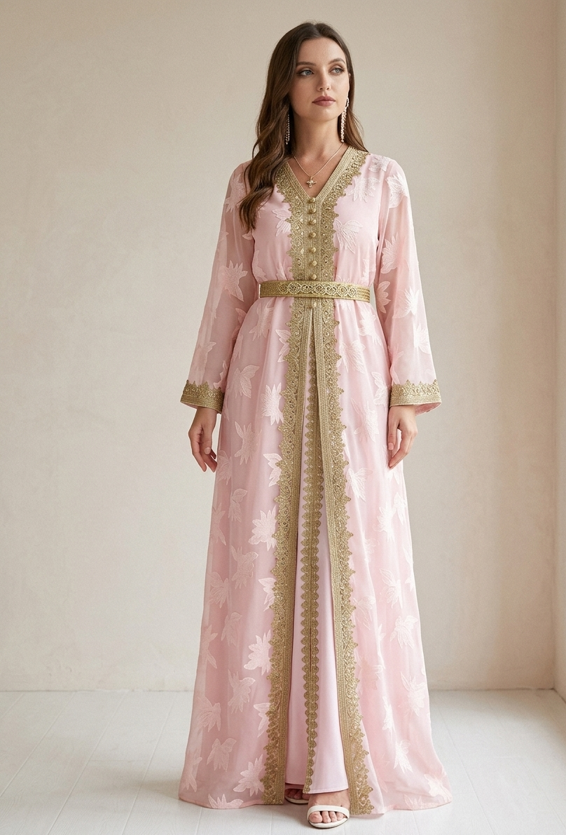Noor Grace Abaya – Timeless Appliqué Elegance